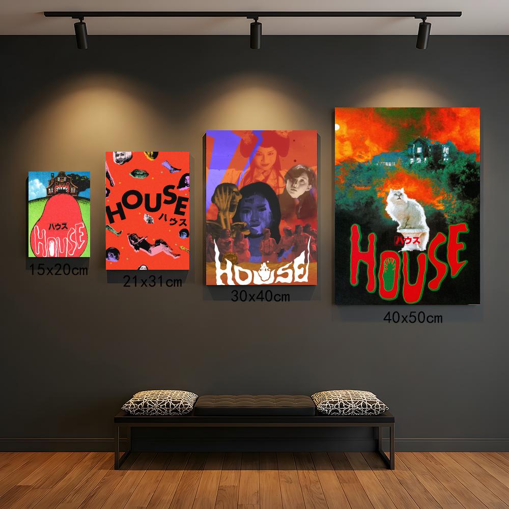 Interior Design Of House - Klasik film H-House-E Tablo Kaligrafi Zarif