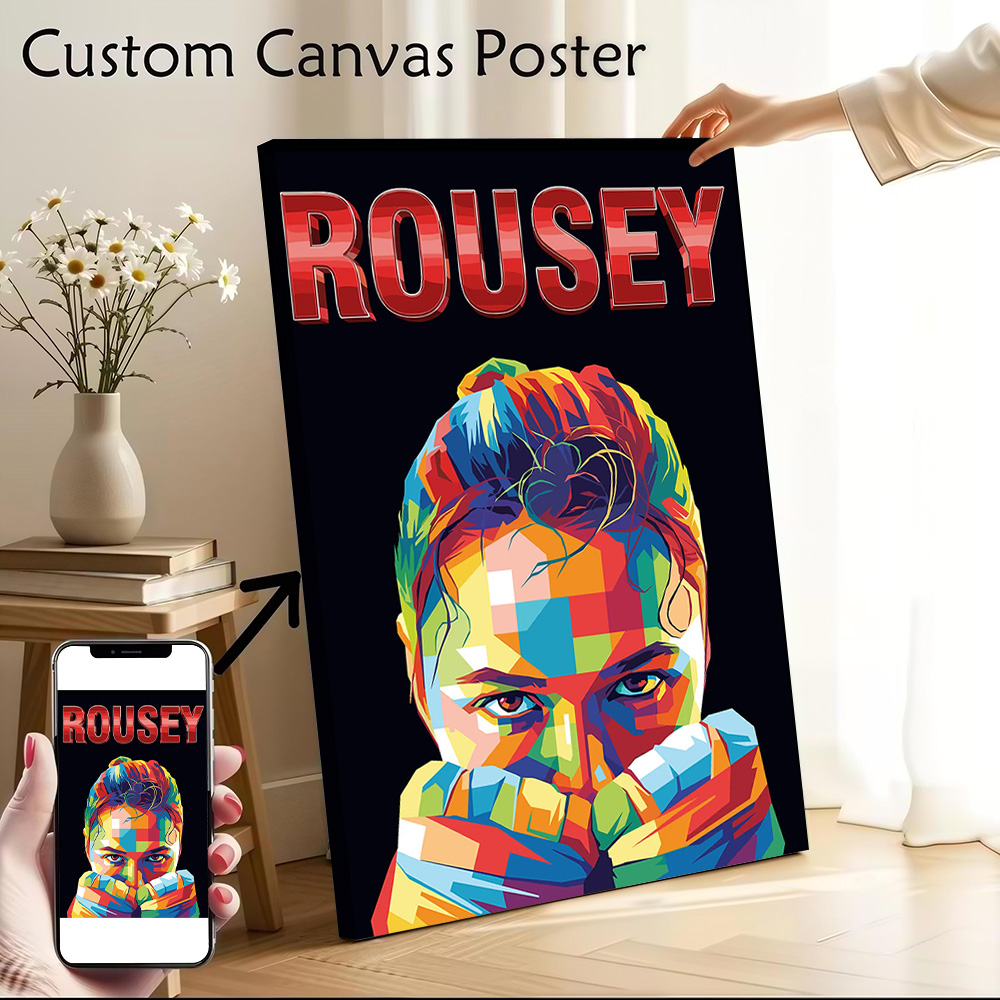 Interior Design Modern - Rousey: Ronda Rousey Pop Art Portre