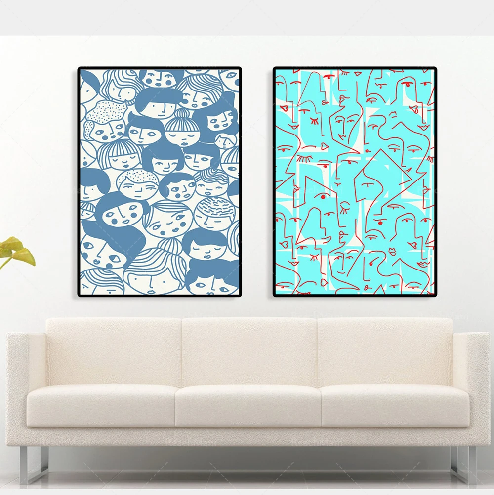 Portre Grafik Kroki Art Deco P - Interior Design Scandinavian incelemesi ve fiyatı