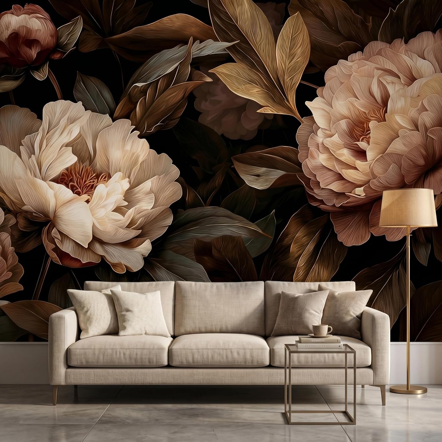 Zarif Şakayık Çiçek Goblen Duv - Interior Design Modern incelemesi ve fiyatı