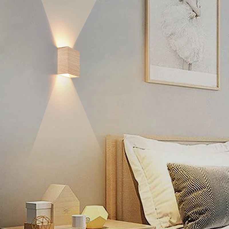 Yaratıcı ahşap Led duvar lamba - Interior Design Japandi incelemesi ve fiyatı
