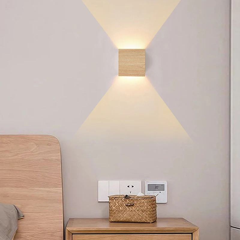 Yaratıcı ahşap Led duvar lamba - Interior Design Japandi incelemesi ve fiyatı