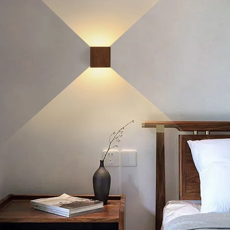 Yaratıcı ahşap Led duvar lamba - Interior Design Japandi incelemesi ve fiyatı